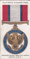 Players War Decorations & Medals 1927 - 32 Distinguished Service Medal (Army) USA - Player's