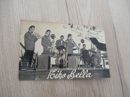 Carte Photo Avec Autographe Jazz Niko Bella - Musique Et Musiciens