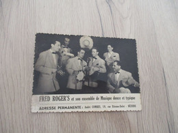 Carte Photo Fred Roger's Béziers Cliché Mimault - Musique Et Musiciens