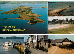 Ile D'arz * Souvenir De L'ile * Cp 6 Vues * Golfe Du Morbihan - Ile D'Arz