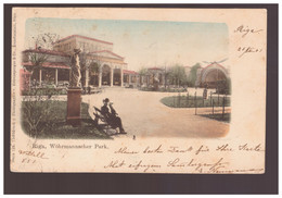 LATVIA  Riga Wöhrmannscher Park 1901 - Lettland