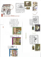 Israele- 2000 - Annulli Speciali Visita Del Papa Con Serie TerraSanta 1999 E 2000 - Cartas & Documentos