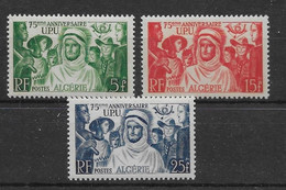 Algérie N°276/278 - Neuf ** Sans Charnière - TB - Unused Stamps