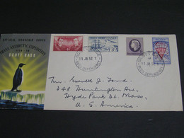 ROSS DEPENDENCY 1957 SCOTT-BASE Trans Antarctic Expedition; - FDC