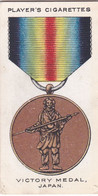 Players War Decorations & Medals 1927 - 86 Victory Medal, Japan - Player's