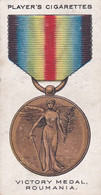 Players War Decorations & Medals 1927 - 67 Victory Medal, Rumania - Player's