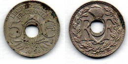 5 Centimes 1936 Décentrée TTB - Otros & Sin Clasificación