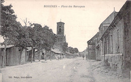 CPA Rosières - Place Des Baraques - BON PRIME Au Verso La Bonne Cuisine De Tante Agathe - Rosieres En Santerre