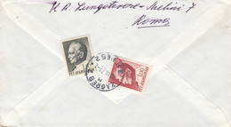 Yugoslavia Postage Due Taxed In Zagreb 1971 , Cover Sent From Roma Italy - Impuestos