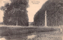 CPA Frévent - Parc Du Chateau De Cercamp - Taxé En 1914 - Oblitéré à Frevent - Autres & Non Classés