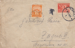 Yugoslavia Postage Due Taxed In Zagreb , Cover Sent From Zenica 1948 - Impuestos