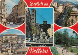 CARTOLINA  VELLETRI,LAZIO,SALUTI,STORIA,MEMORIA,CULTURA,RELIGIONE,IMPERO ROMANO,BELLA ITALIA,VIAGGIATA 1981 - Velletri