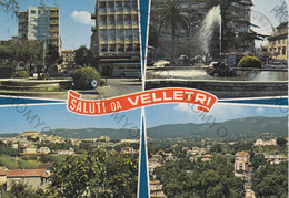 CARTOLINA  VELLETRI,LAZIO,SALUTI,STORIA,MEMORIA,CULTURA,RELIGIONE,IMPERO ROMANO,BELLA ITALIA,VIAGGIATA 1987 - Velletri