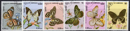 Kampuchea 1986 Butterflies Part Set Of 6, CTO Used, SG 727/32 - Kampuchea