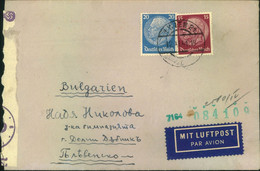 1941, Luftpostbrief Ab WIEN Nach Bulgarien Mit OKW-Zensur212203 - 1940-1944 German Occupation