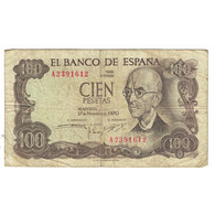 Billet, Espagne, 100 Pesetas, 1970, 1970-11-17, KM:152a, B - 100 Peseten