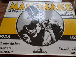 MANDRAKE Le Magicien 1936-1937 Volume 4 LEE FALK PHIL DAVIS Futuropolis 1985 - Mandrake