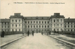 Rennes * Hôpital Militaire N°115 * Ancien Collège St Vincent * Ww1 War Guerre 14/18 - Rennes