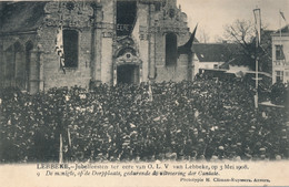 LEBBEKE  JUBELFEESTEN TER EERE VAN O.L.V. VAN LEBBEKE  0O 3 MEI 1908    2 SCANS - Lebbeke