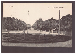 LATVIA  Libau Kurhaus- Strasse 1917 Feldpost - Lettland