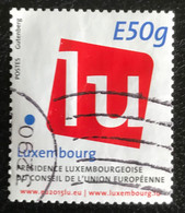 Luxemburg - C9/40 - (°)used - 2015 - Michel 2056 - Voorzitter Europese Unie - Usati