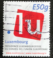 Luxemburg - C9/41 - (°)used - 2015 - Michel 2056 - Voorzitter Europese Unie - Usados