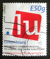 Luxemburg - C9/41 - (°)used - 2015 - Michel 2056 - Voorzitter Europese Unie - Usati