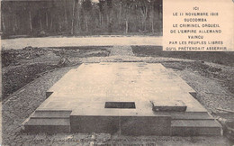 CPA Forêt De COMPIÈGNE - Clairière De L'Armistice - Dalle Commémorative De La Victoire - Compiegne