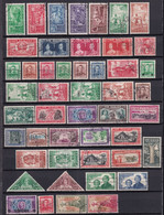 NEW ZEALAND - 1936/1945 - YVERT N° 227/271 OBLITERES - COMPLET ! - COTE = 130 EUR - Verzamelingen & Reeksen