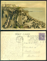 Great Britain 1947 Postcard Clacton-on-Sea East Promenade And Approaches - Clacton On Sea