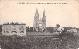 CPA Soissons - Saint Jean Des Vignes Vue Prise Des Terrains Militaires - Soissons