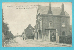 * Staden (West Vlaanderen) * (Edit Camiel Van Elslander) Rue D'Houthulst, Houthulststraat, Avant Guerre, Voor De Oorlog - Staden