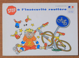 Cyclisme  : STOP à L'insécurité Routière, Vélo , Cyclotourisme,  Illustration C.Hazera - Ciclismo