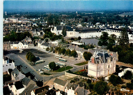 Ploërmel * Vue Générale Aérienne De La Commune * Bus Autobus Place - Ploërmel