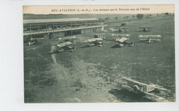 BUC AVIATION - Les Avions Sur Le Terrain Vus De L'Hôtel - Buc