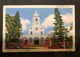 Postcard Nuestra Señora De Guadalupe 1959 - El Salvador