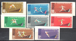 Poland 1962 - 7th European Athletic Championships -  Mi 1338-45B - Used - Used Stamps