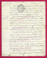Manuscrit Daté De 1777 - Haute Marne - Argillières Et Gilley - Vente D'un Bien Le 10 Mars 1777 - Manuscripts