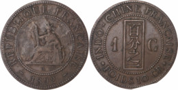 France - Indochine - 1892 - 10 Centimes - 04-275 - Indochine