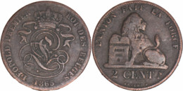 Belgique - 1865 - 2 Centimes - Léopold 1er - 04-280 - 2 Cents