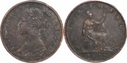 Grande-Bretagne - 1872 - 1 Farthing - Reine Victoria - 04-281 - B. 1 Farthing