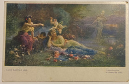 AK ILLUSTRATOR HANS ZATZKA  ABENDZAUBER, EVENING MAGIC - Zatzka