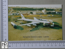 ANGOLA - AEROPORTO CRAVEIRO LOPES -  LUANDA -   2 SCANS  - (Nº49197) - Angola