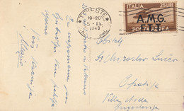 Italy Trieste AMG FTT Sent To Yugoslavia 1949 - Paquetes Postales/consigna