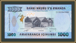 Rwanda 1000 Francs 2019 P-39 (39b) UNC - Rwanda