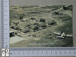 ANGOLA - AERODROMO DE LUANDA -  1947 -   2 SCANS  - (Nº49203) - Angola