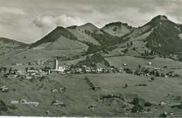 Charmey 1947; Vue Générale - Voyagé. (O. Sartori - Lausanne) - Charmey