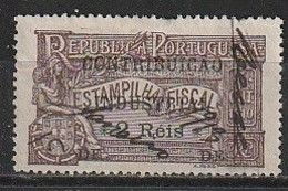 Revenue/ Fiscal, Portugal - 1913 - Contribuição Industrial S/ Estampilha Fiscal -|- 2 Réis - Usado