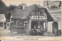 PAVILLON DE L'ELIXIR DE SPA - SCHALTIN ET Co. Exposition De Bruxelles 1910 - Hamois