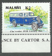 Malawi, 1990 (#548h), Vintage Cars, Autos, Automobili, Voitures, Carros, Transport, Trasporto, Transporte, Ford - Cars